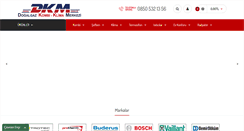 Desktop Screenshot of dkm.com.tr