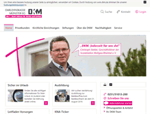 Tablet Screenshot of dkm.de